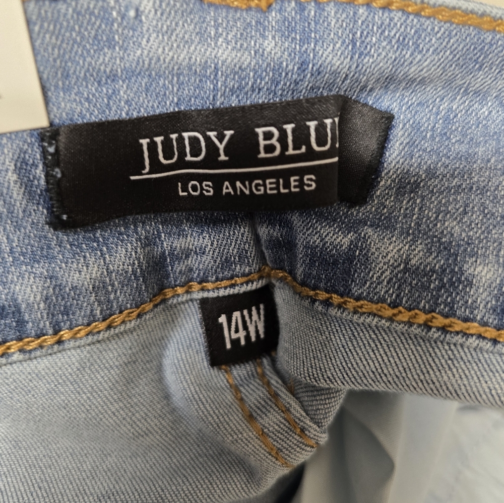 The Oakley from Judy Blue: High-Rise Cooling, Double Waistband NWT Sz14 - Picture 13 of 17